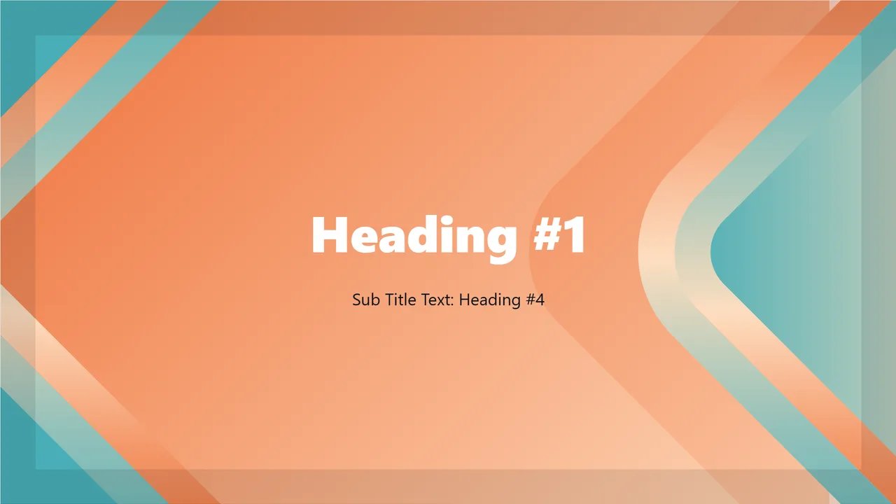 Peachwave — General presentation template